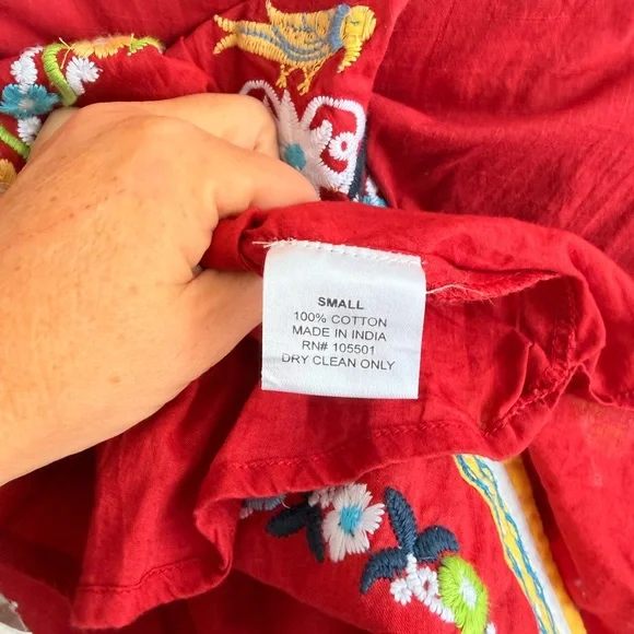 Vintage Double D Ranchwear Embroidered Skirt SzS - Picture 4 of 6